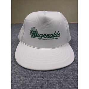 Vintage‎ Fitzgeralds Casino Las Vegas Hat Royal Pacific Mens White Trucker Cap